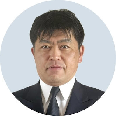 登壇者の青木氏がこちらを向いています